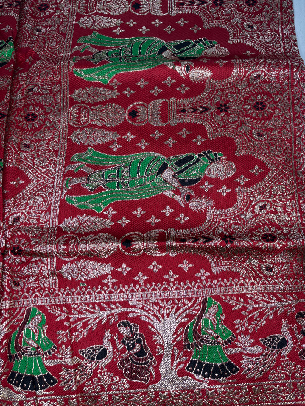 Jacquard Pashmina Butti Print Saree for Festive Wear