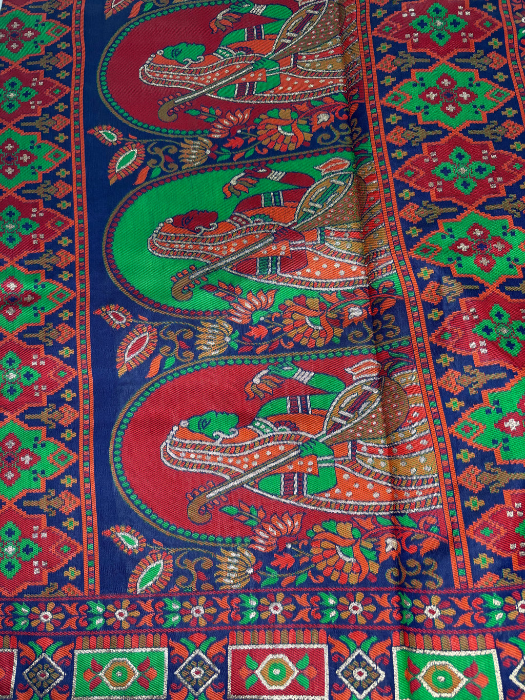 Jacquard Pashmina Kota Doll Print Elegant Sari for Festive and Casual Wear