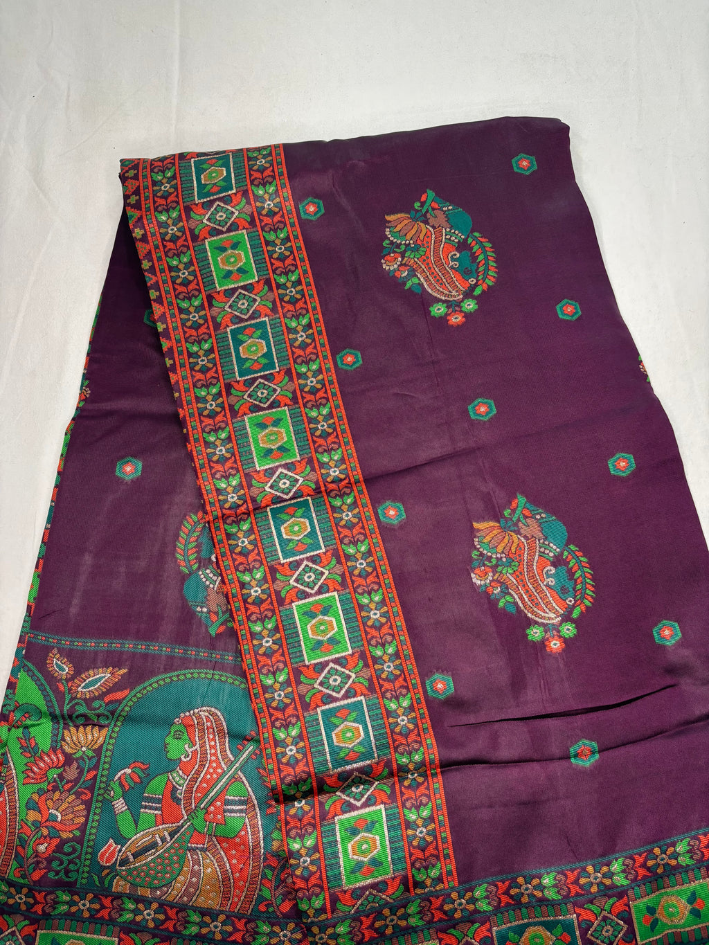 Jacquard Pashmina Kota Doll Print Elegant Sari for Festive and Casual Wear