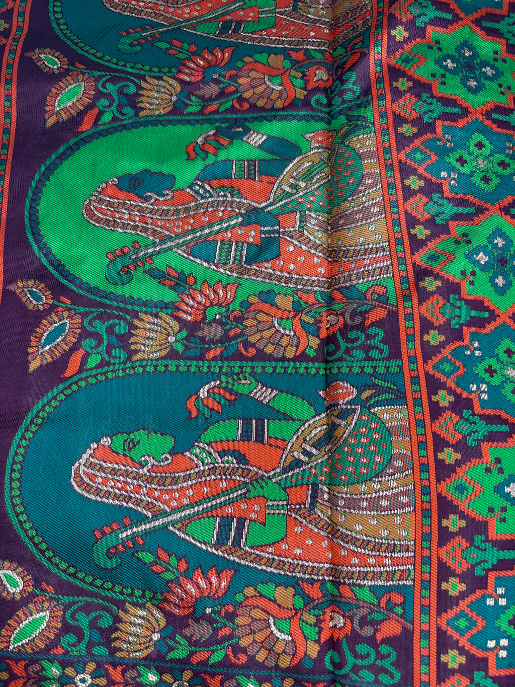 Jacquard Pashmina Kota Doll Print Elegant Sari for Festive and Casual Wear